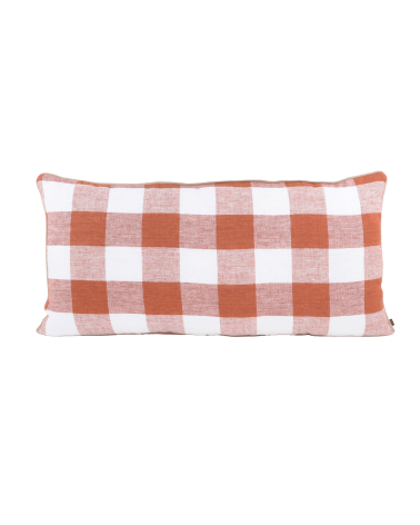 HOUSSE DE COUSSIN PALMA BRICK 55x110cm