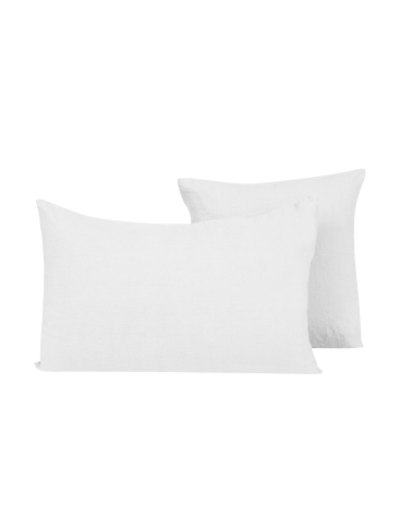 HOUSSE DE COUSSIN PORTICCIO Blanc 80x80cm