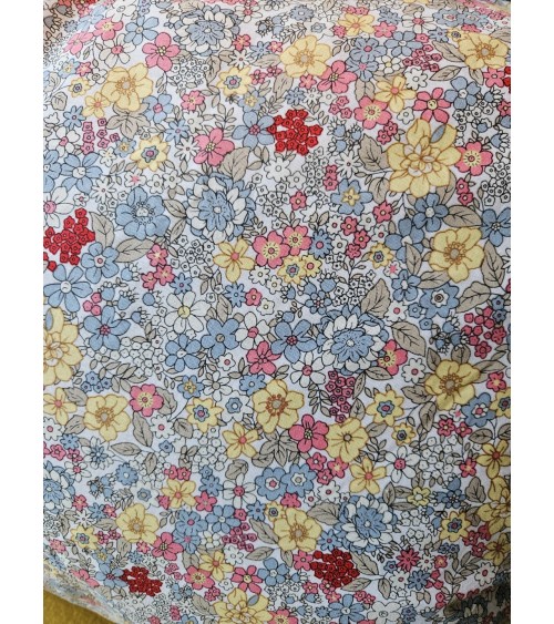 Housse de coussin fleurie liberty 40X60CM