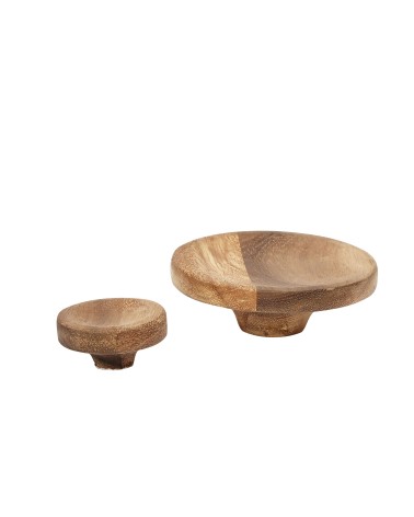 Patères lot de 2 bois naturel