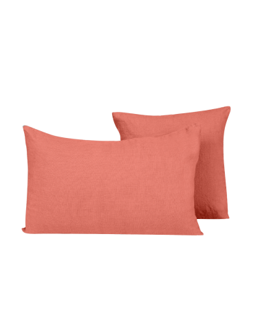 HOUSSE DE COUSSIN PORTICCIO BOIS DE ROSE 80X80CM