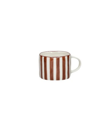 Tasse rayures brown