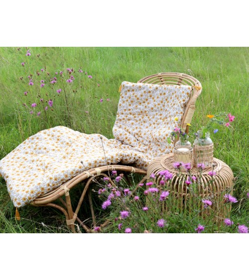 Edredon motif marguerites L180 x l 70cm