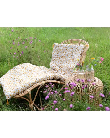 Edredon motif marguerites L180 x l 70cm