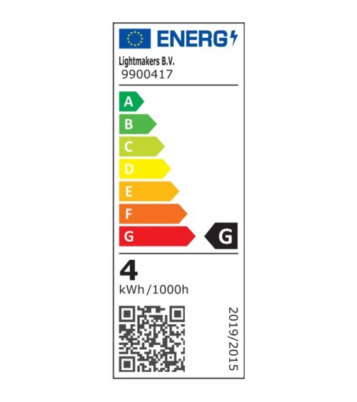 LED tube diam3x14.5cm light4W ambre E27 intensité variable