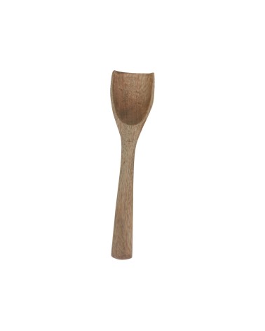 Cuillère bois tête angulaire Manguier L18cm