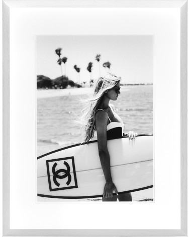 CADRE ET AFFICHE CHANEL surf Girl