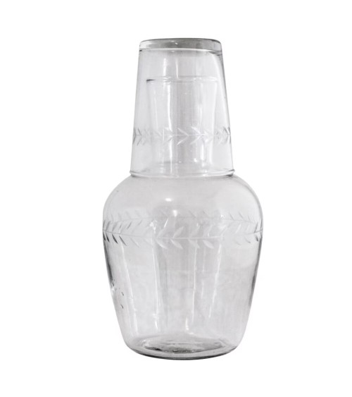 Carafe rétro+verre