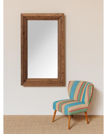 Grand miroir Bois recyclé Asturias