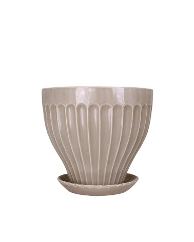 Pot plante ANNA diam 30cm Beige