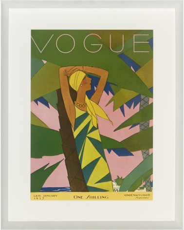 CADRE ET AFFICHE VOGUE JANUARY 1927