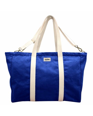 Sac Week-end cabas JEAN Bleu électrique L60xh38xP16cm