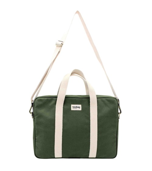 Sac Ordinateur PIERRE Olive L38xh28x5cm