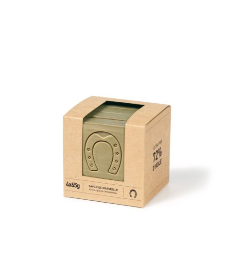 Savon tranche pur olive 4x65g Fer à cheval