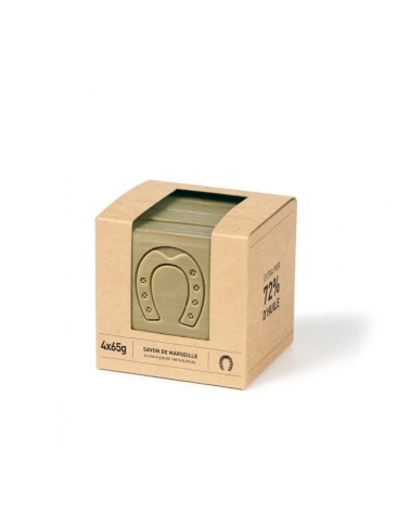 Savon tranche pur olive 4x65g Fer à cheval