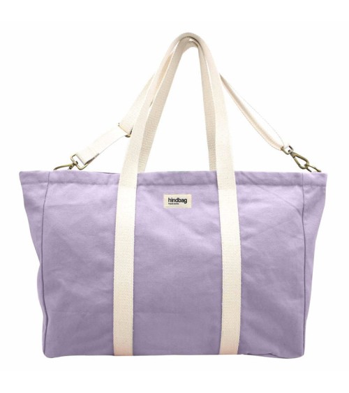 Sac Week-end cabas JEAN Lilas L60xh38xP16cm