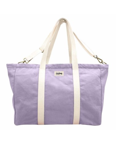 Sac Week-end cabas JEAN Lilas L60xh38xP16cm