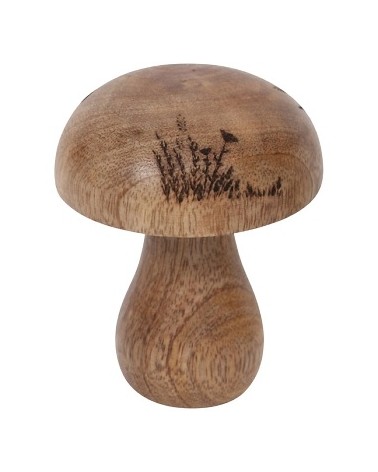 Champignon bois 10x7x7cm