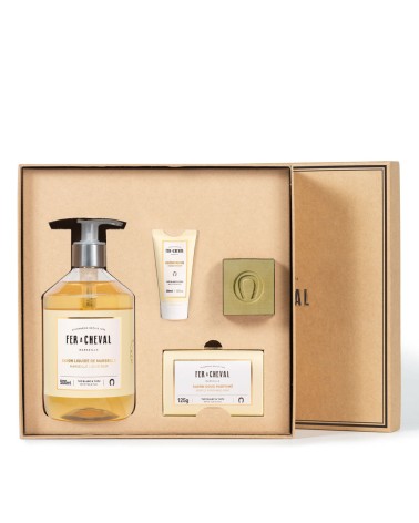 Coffret  noël savon liquide thé yuzu + créme + savon thé...