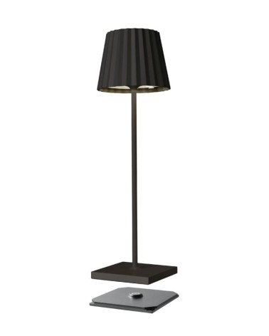 Lampe de table led TROLL intérieur et extérieur NOIRE