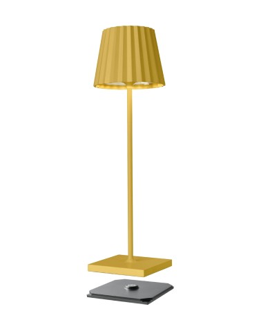 Lampe de table led TROLL intérieur et extérieur JAUNE