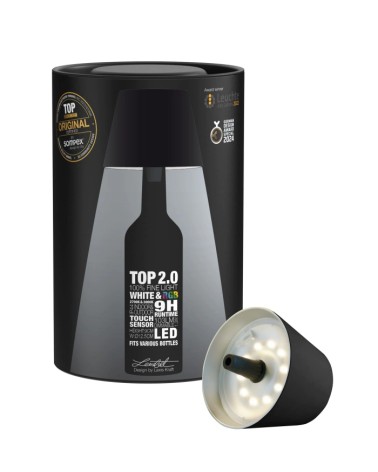 Lampe bouteille à accu plastique NOIR