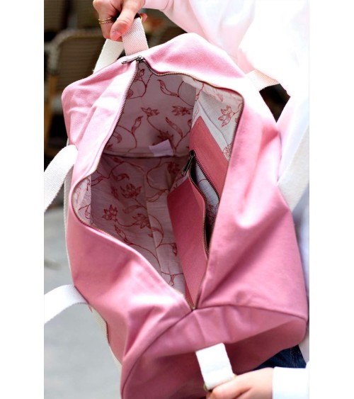 Sac Polochon SIMON BLUSH L48xl25xh25cm