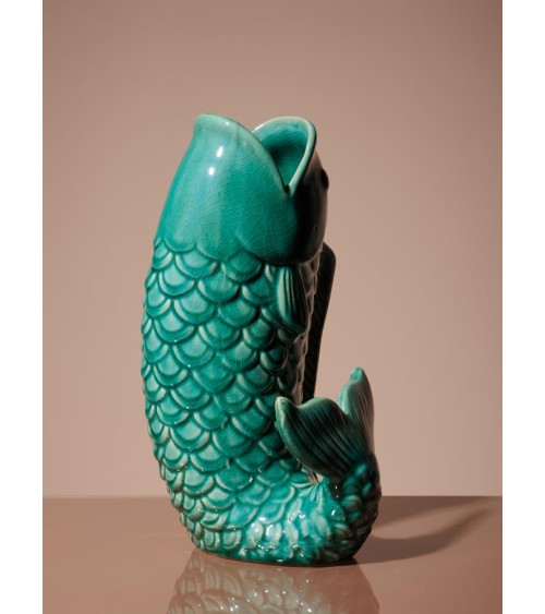 Vase poisson en Grès