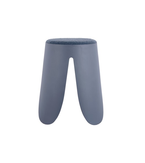 Tabouret fleur blue