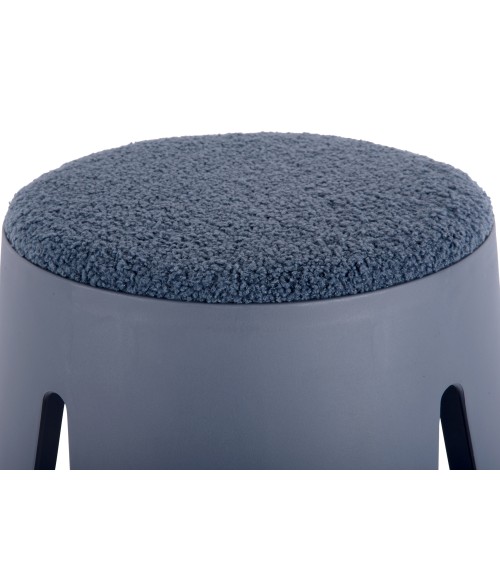 Tabouret fleur blue