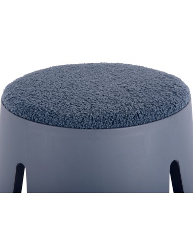 Tabouret fleur blue