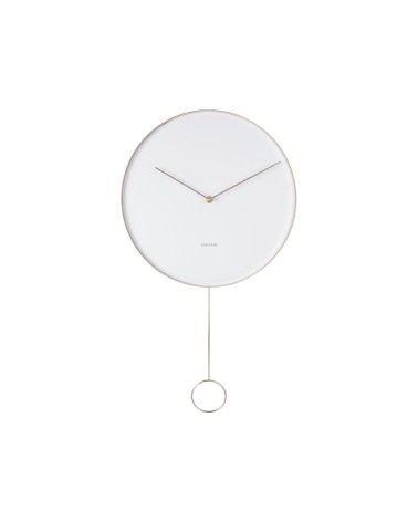 Pendule horloge white D.34