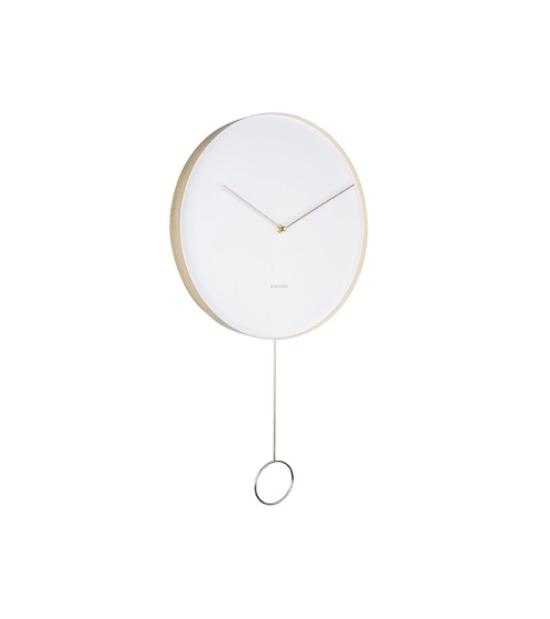 Pendule horloge white D.34