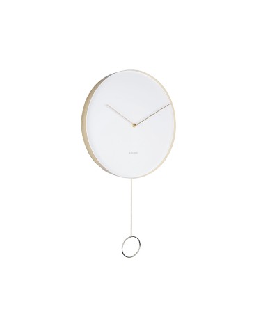 Pendule horloge white D.34