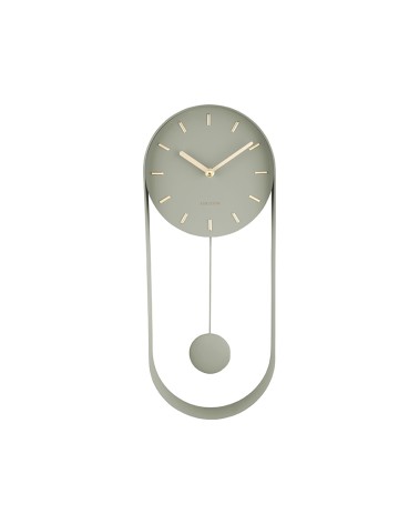 horloge pendule murale jungle green 50x20x5cm