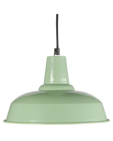 Suspension Lampe Verte Int. blanc