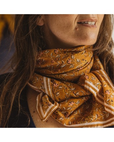 FOULARD BOHEME NOISETTE